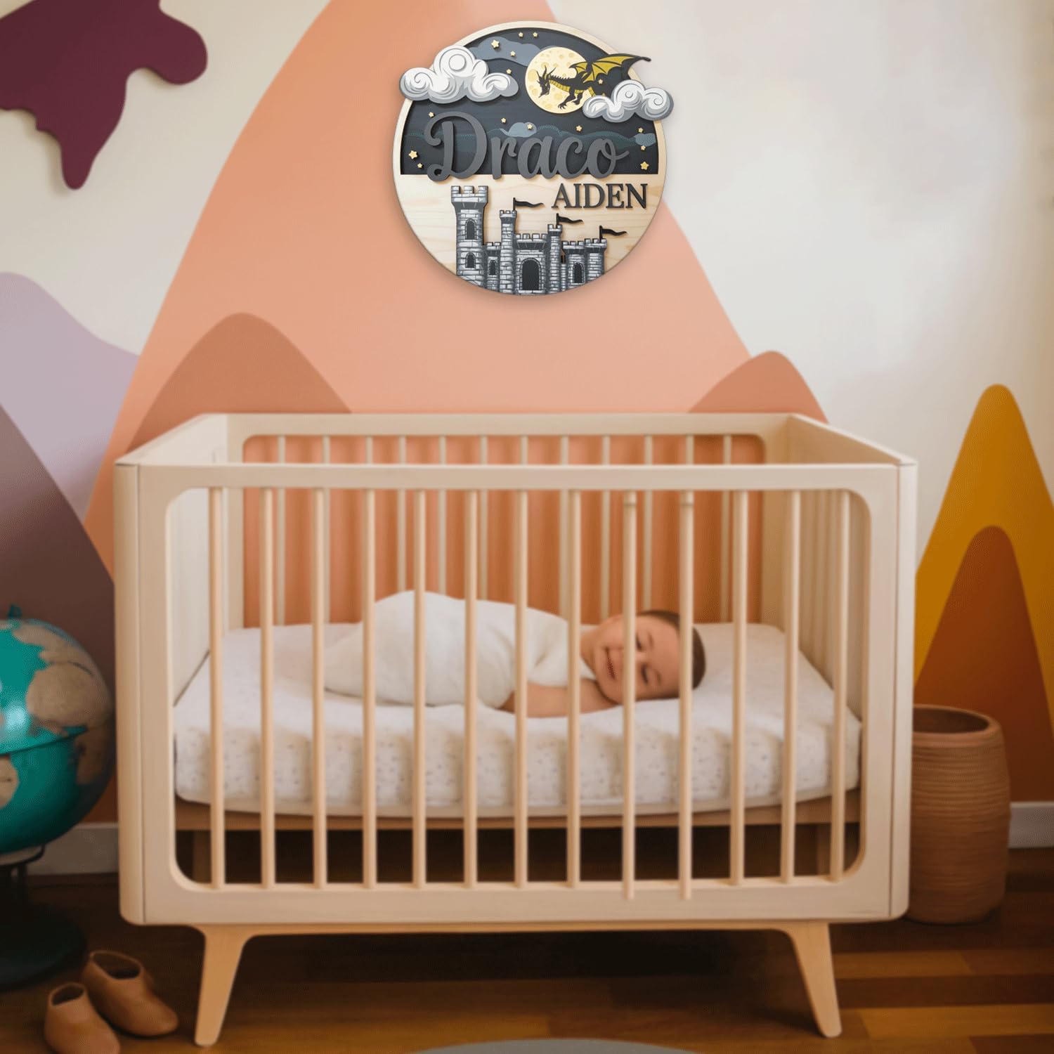 Personalized Baby Name 3D Wooden Sign