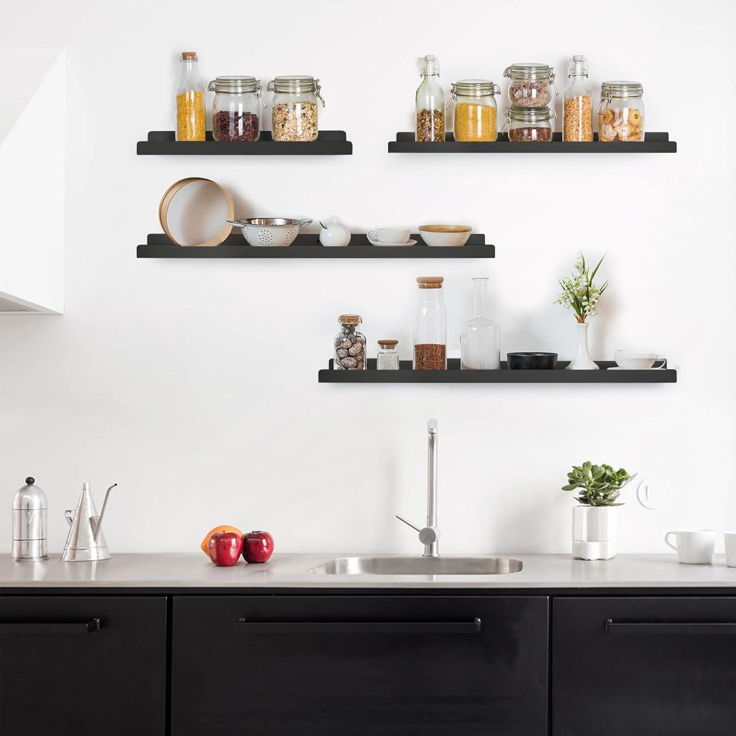 Wood Floating Shelves for Wall 24 Inch