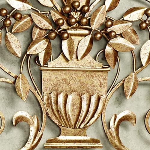 Touch of Class Urna Toscana Wall Grille Aged Gold 40 Inches Wide