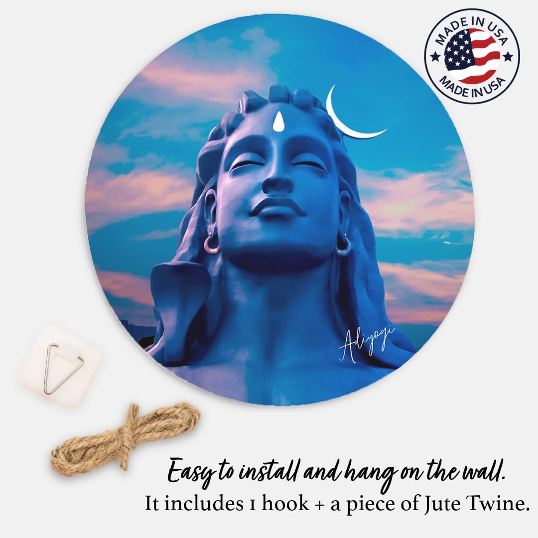 Generic Adiyogi Shiva Wall Decor for Yoga Practice