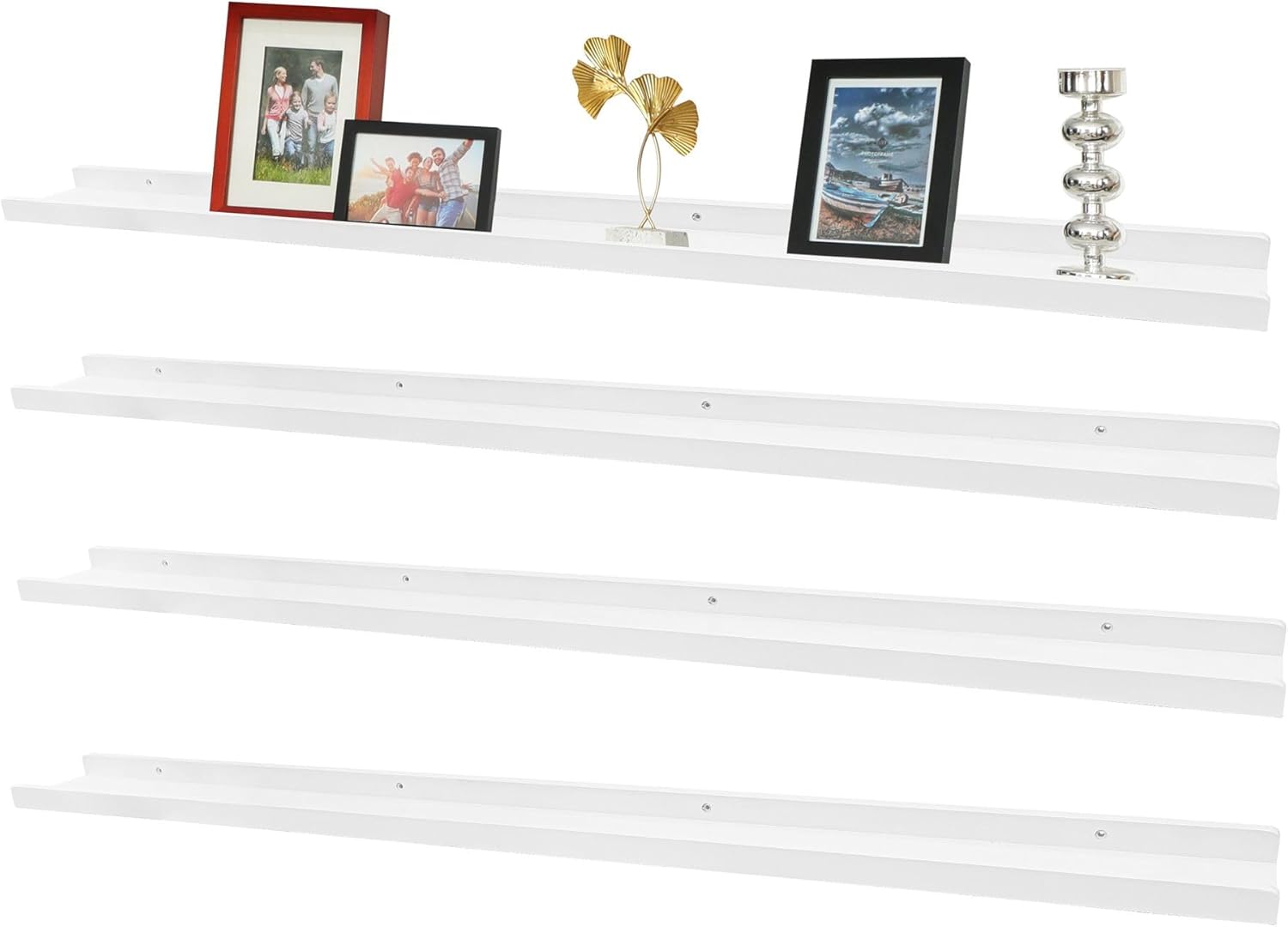 MITREL Picture Ledge Shelf Set of 4