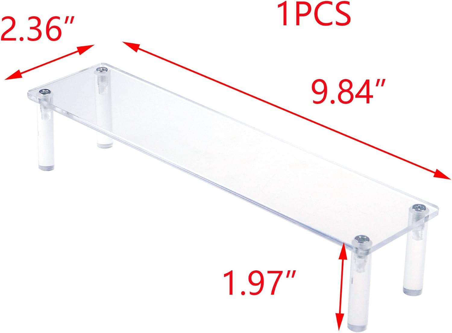 T Tulead Acrylic Riser Display Stand for Jewelry and Perfume