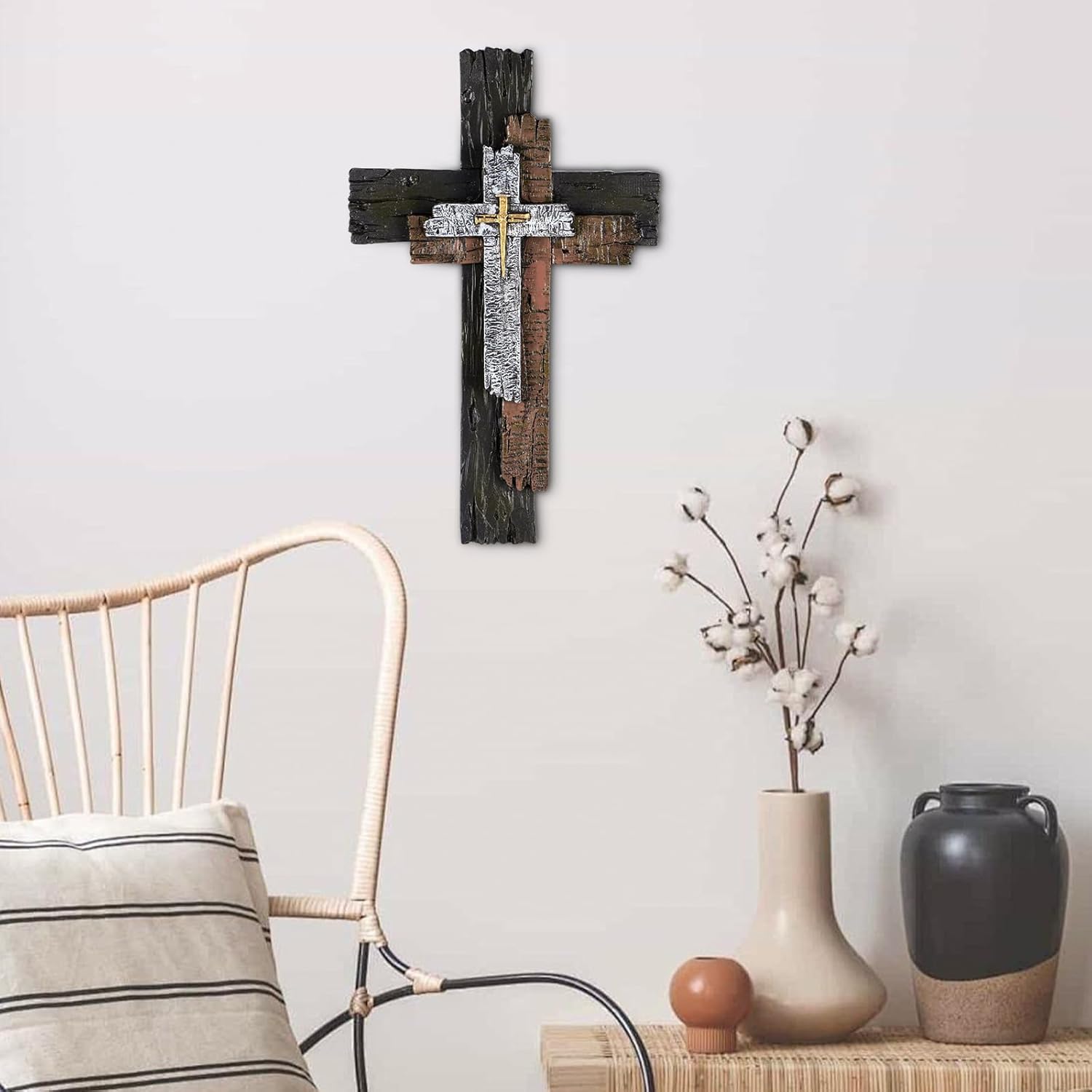 Juxingdazyf Wall Cross Religious Gift With Hook