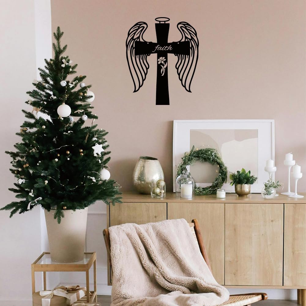 Stephy Co 14 Inch Metal Wall Cross