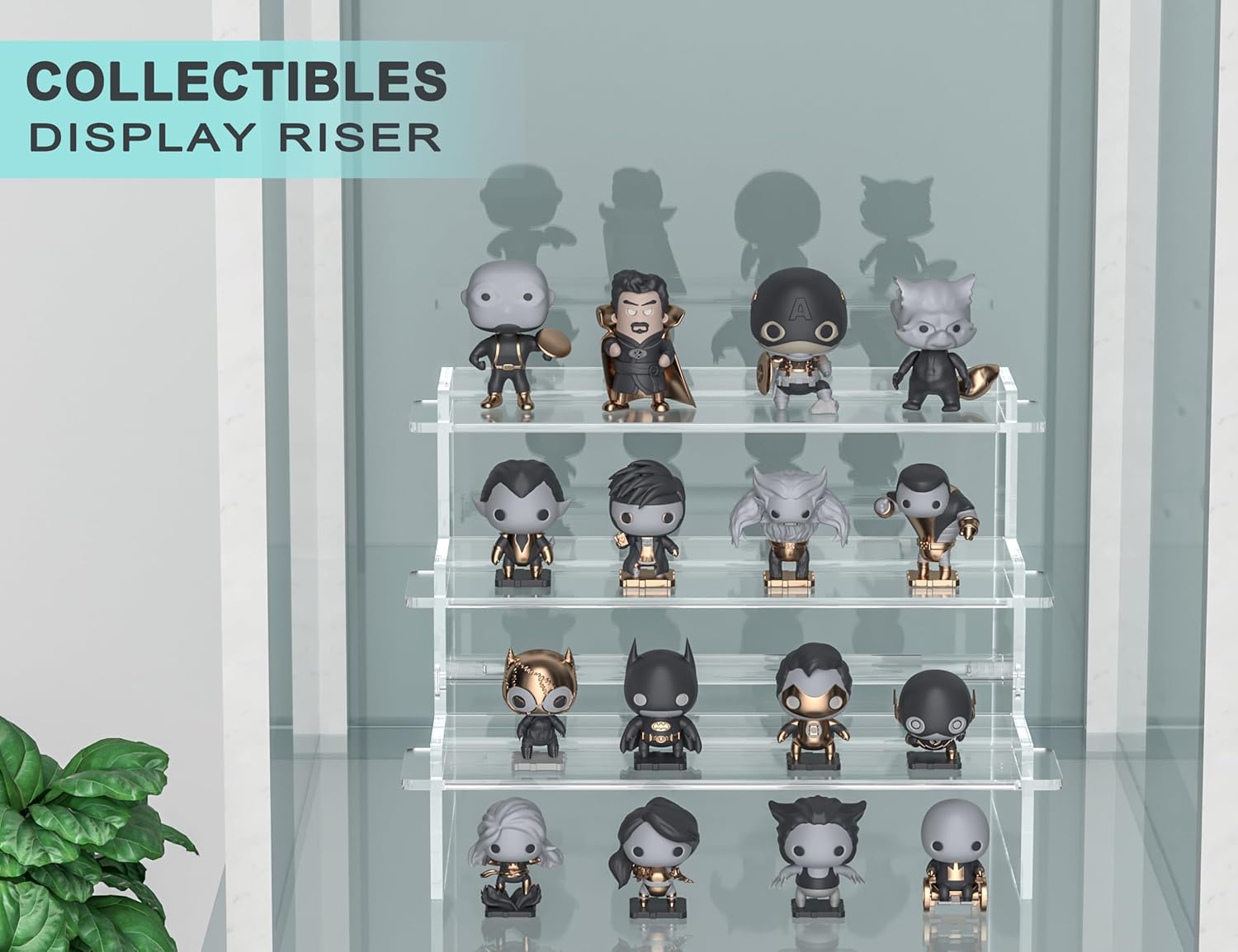 Meteou Acrylic Display Riser for Perfume and Action Figures
