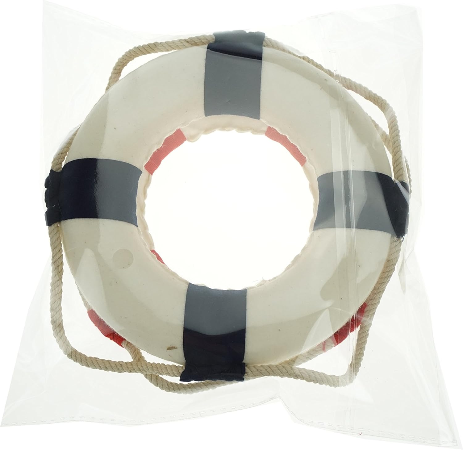 2PCS Welcome Cloth Life Ring Nautical Decor Red Blue