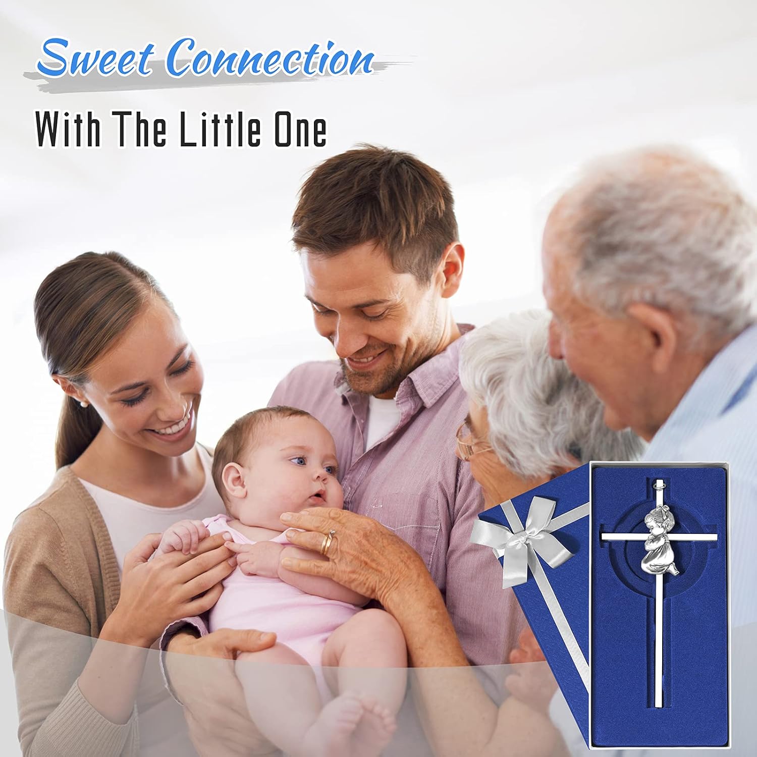 Baby Wall Cross Baptism Gift for Girl