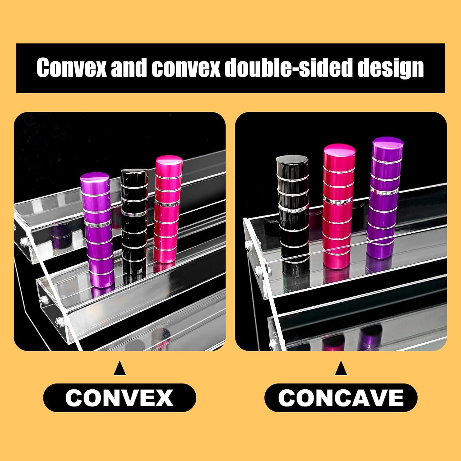 3 Tier Acrylic Riser Display Stand for Perfume and Skincare Organization