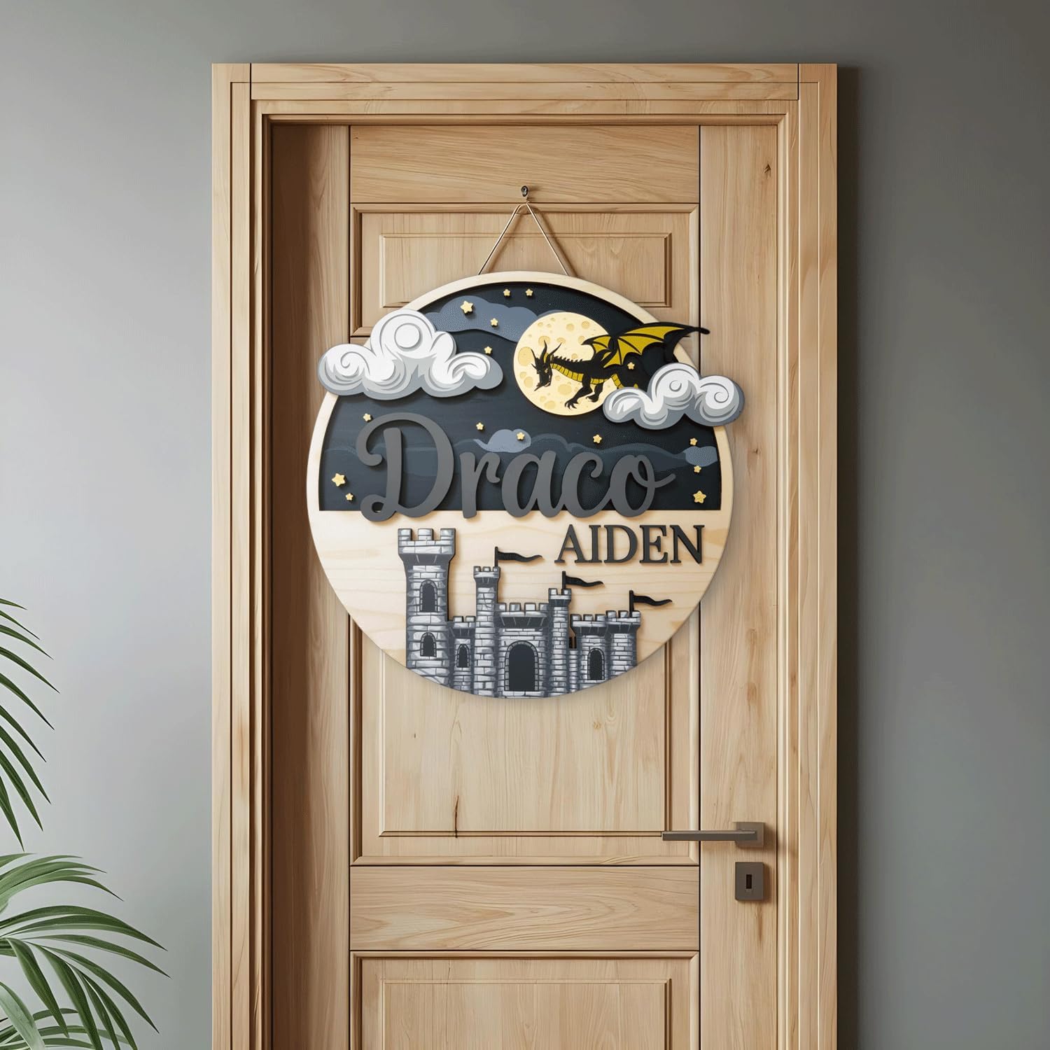 Personalized Baby Name 3D Wooden Sign
