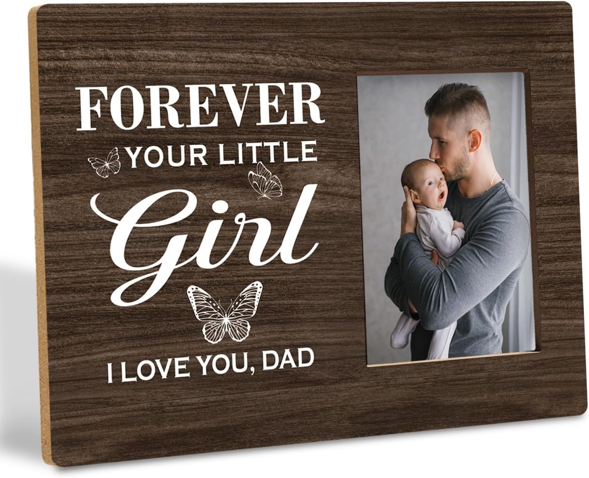 To Dad Photo Frame Gifts 8x10 Inch Wooden Frame