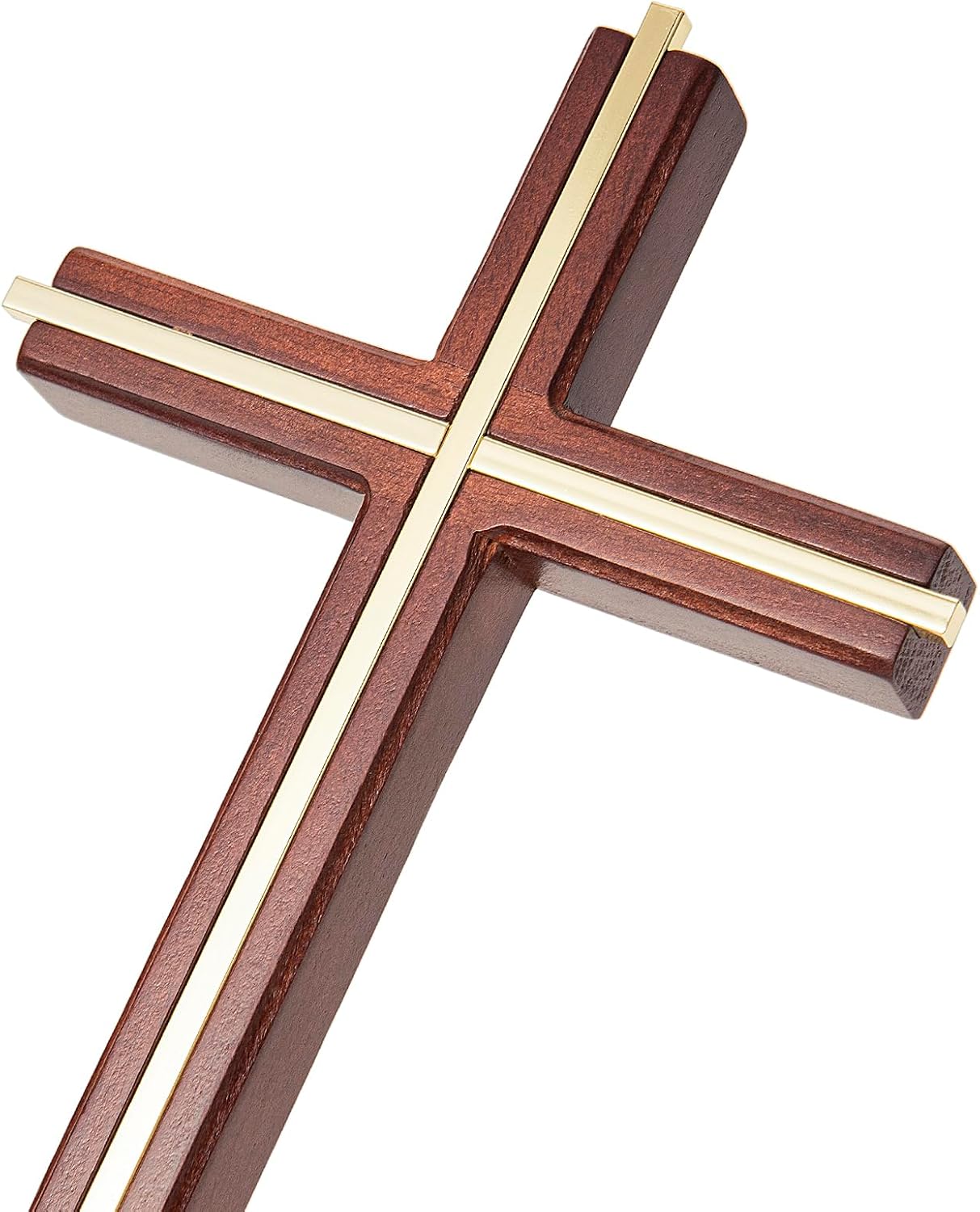 ACHIBANG 10 Inch Wooden Wall Cross for Home Decor
