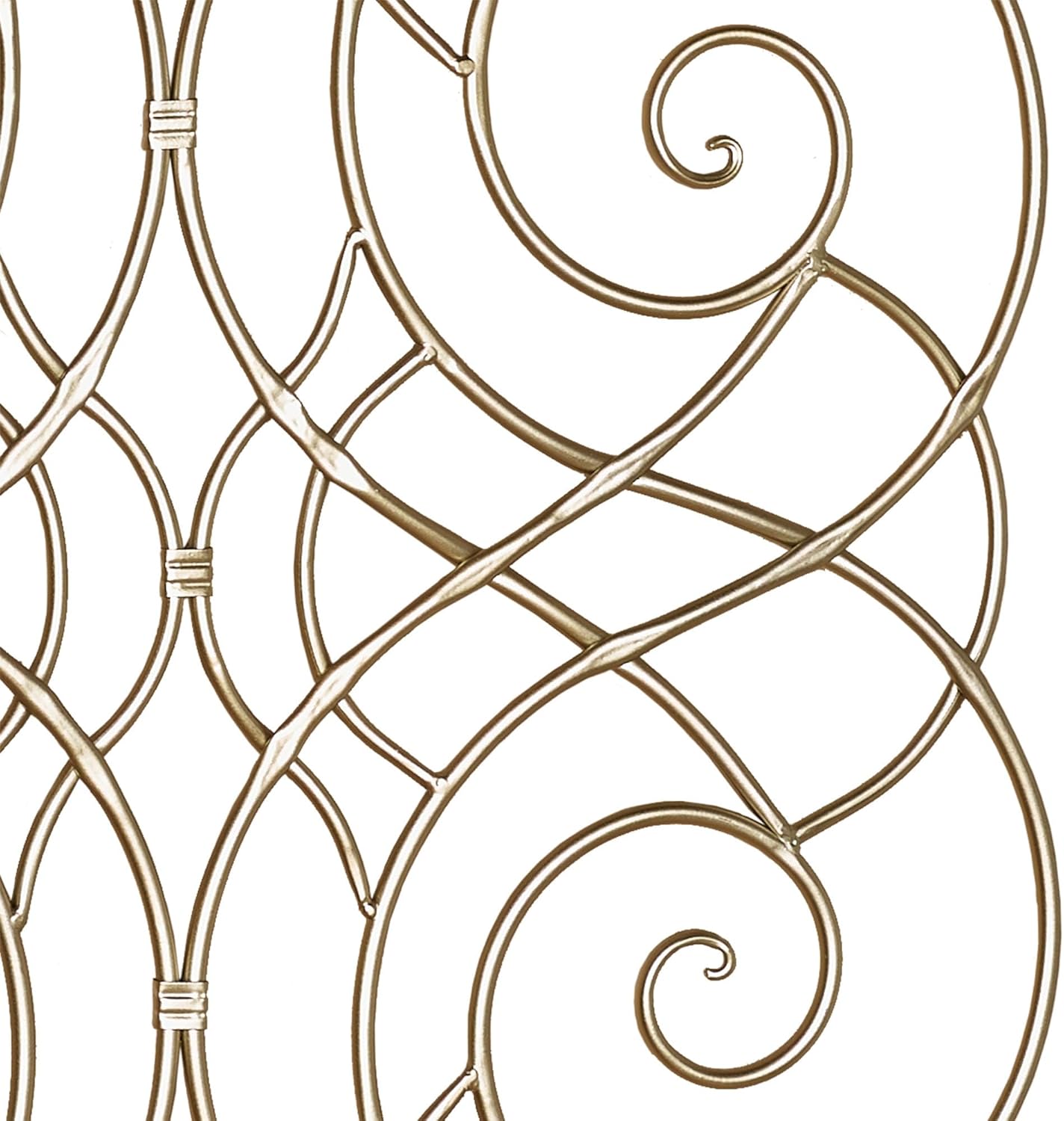 Touch of Class Nadia Elegant Scrolling Metal Wall Grille
