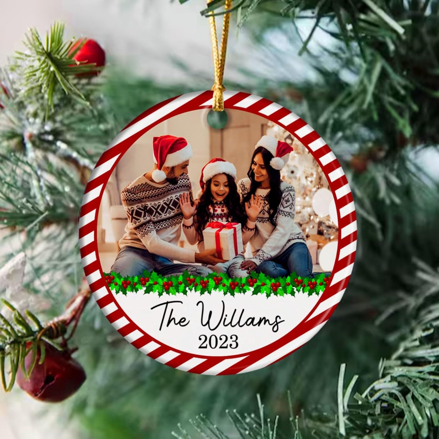 Ziraci Custom Family Christmas Ornament 2025