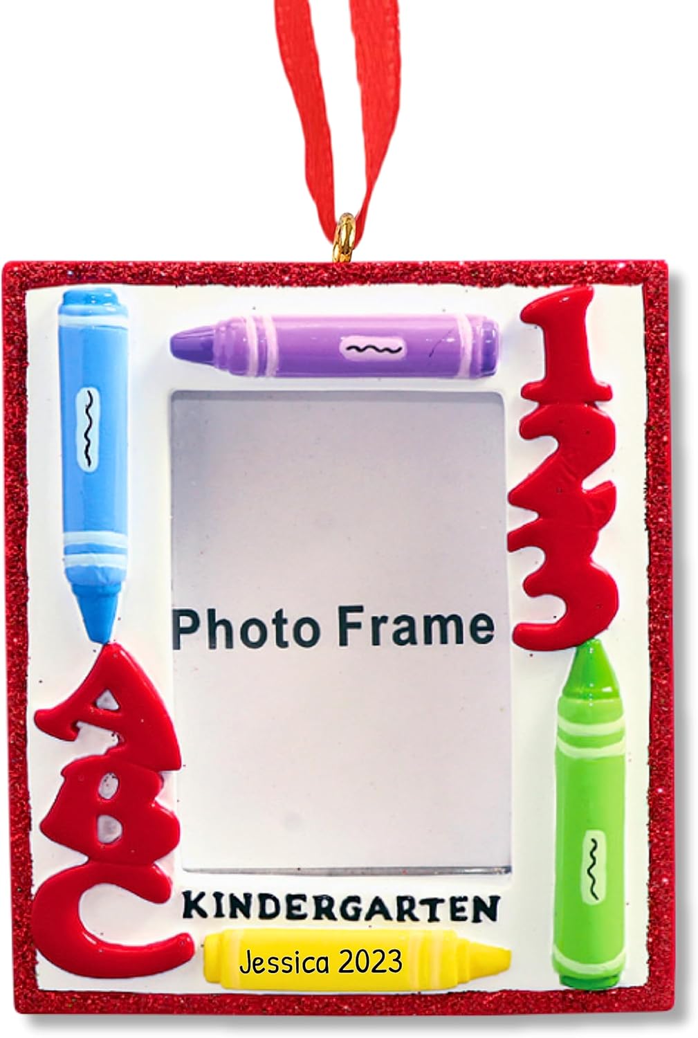 Personalized Kindergarten Photo Frame Ornament 2024