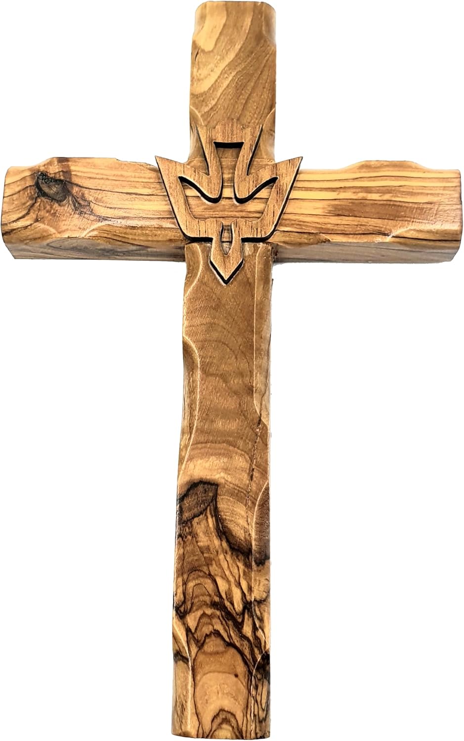 Zuluf 78 Inch Olive Wood Dove Cross Wall Decor