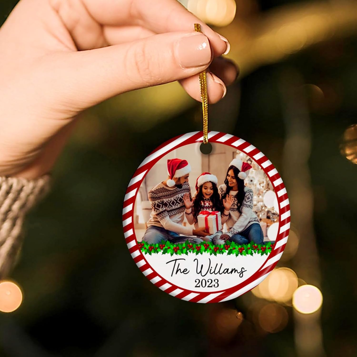 Ziraci Custom Family Christmas Ornament 2025