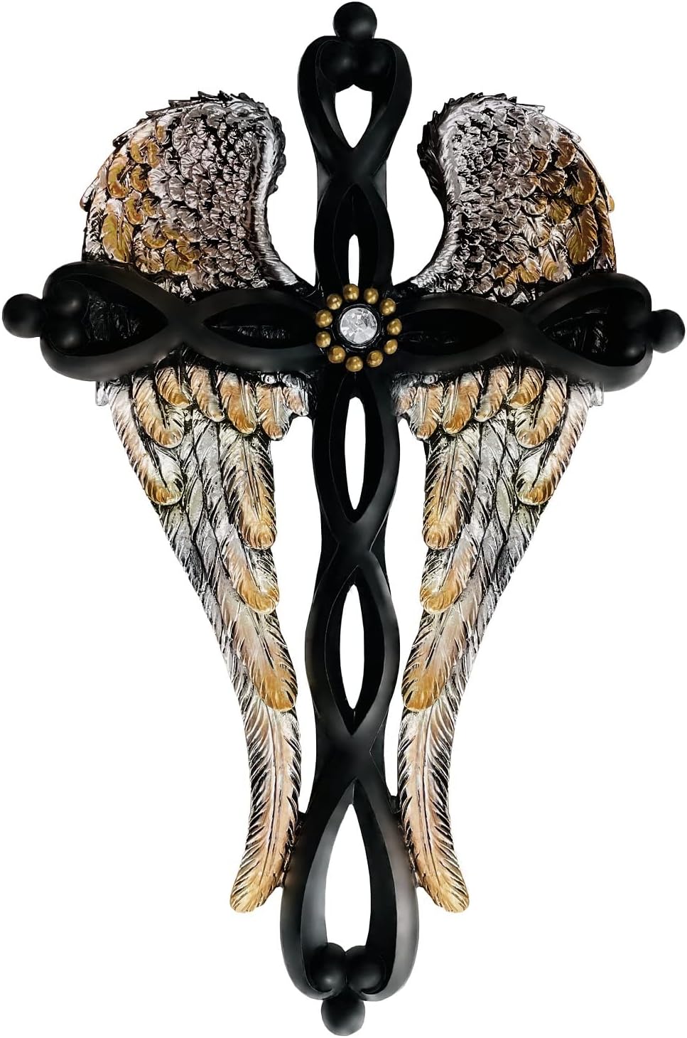 TALPGOD Angel Wings Wall Cross Decor Sculpture