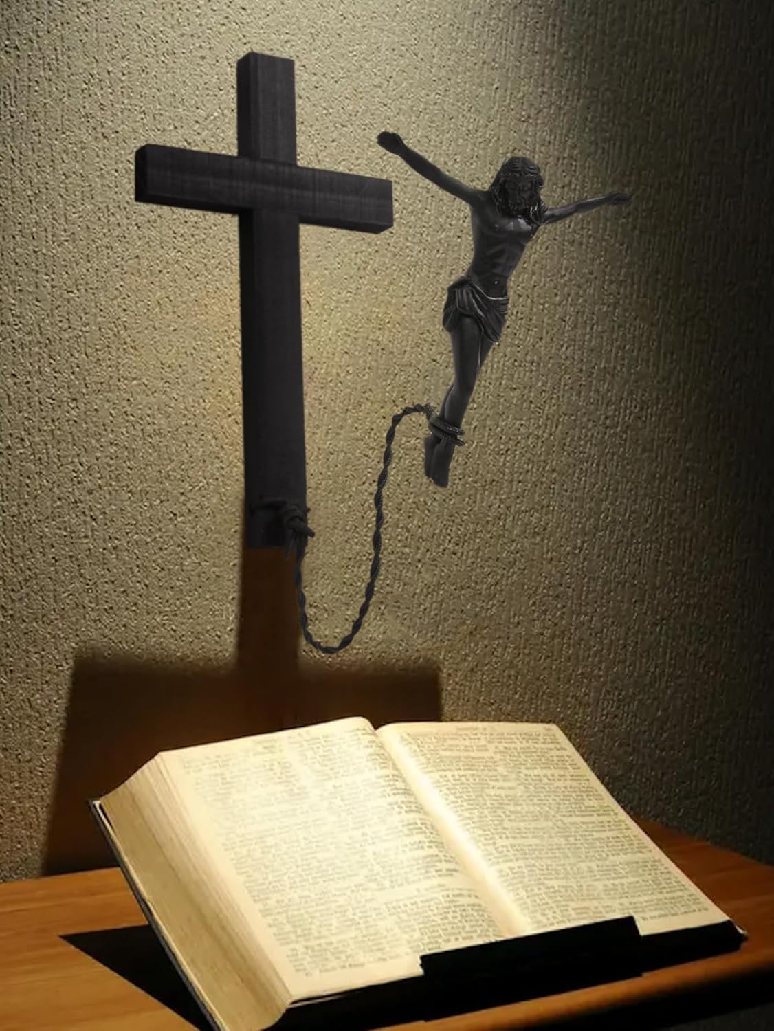 FEXCOFU Bungee Jumping Jesus Wall Cross