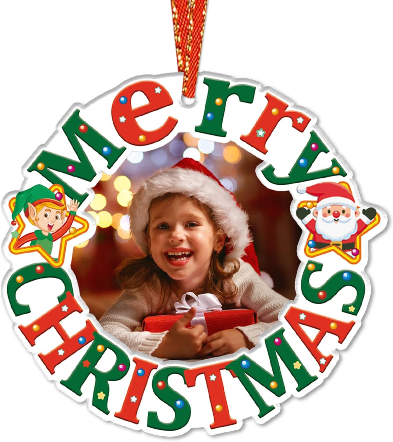 Christmas Picture Frame Ornament 2024
