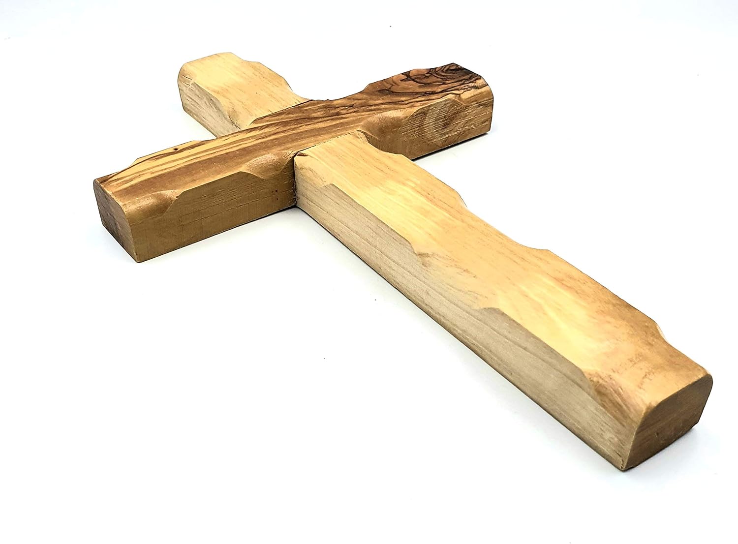 Zuluf Wall Hanging Olive Wood Cross Hand Carved Home Decor
