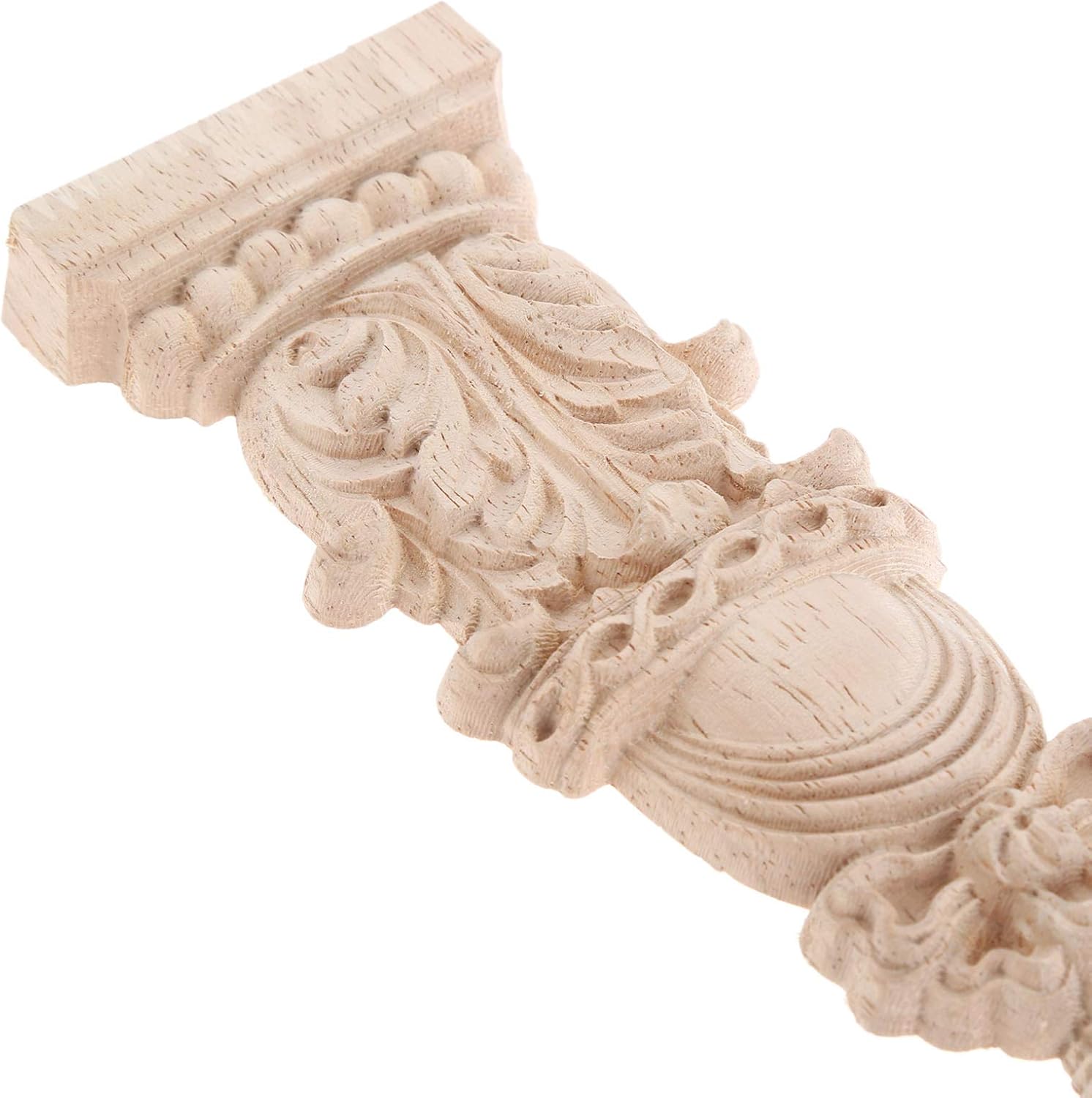 MUXSAM Wooden Carved Onlays 2-Pack for Decor