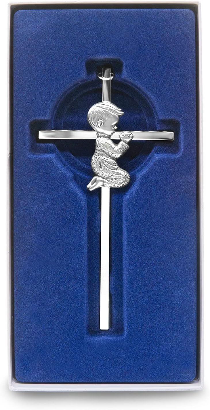 CHIMUYU Boy Girl Wall Cross Baptism Gift Decor