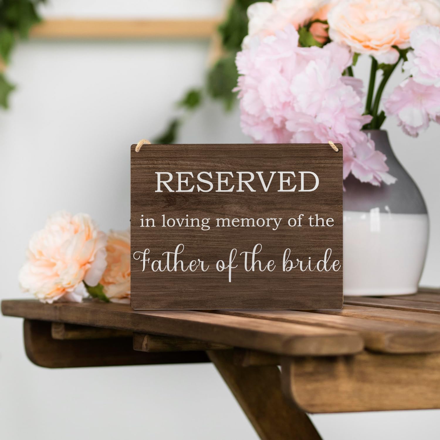 Ryeolo Wedding Memorial Sign for Father of Bride