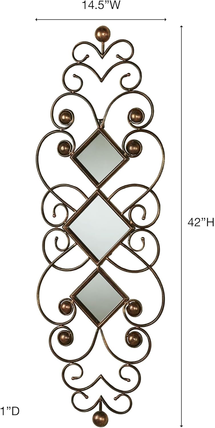 Touch of Class Falena Bronze Scrollwork Wall Sculpture 1