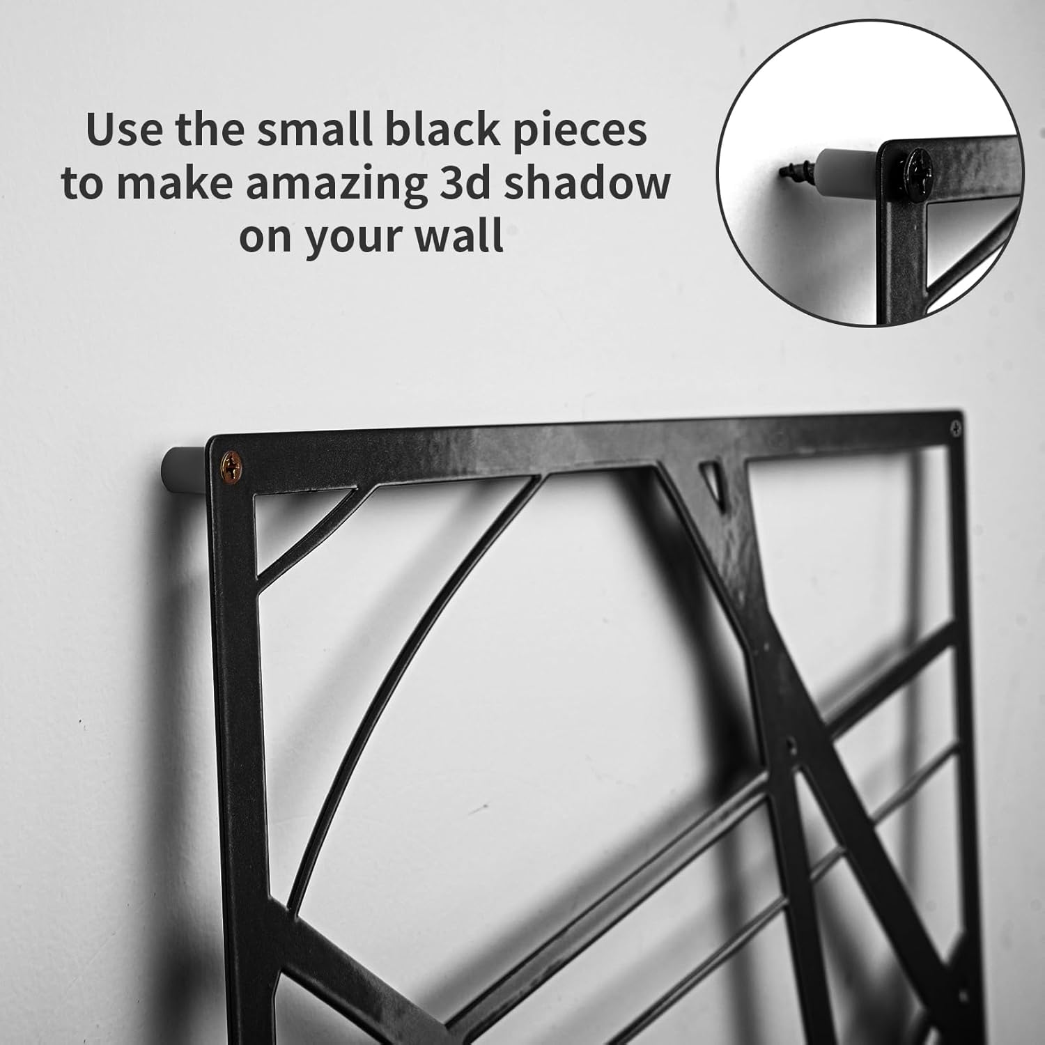 Art3dwallpanels Black Abstract Wall Art 4 Pack