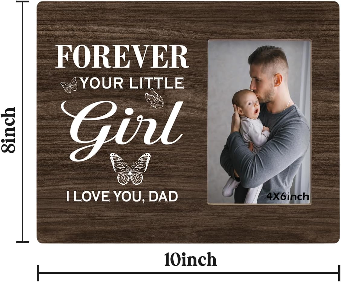 To Dad Photo Frame Gifts 8x10 Inch Wooden Frame