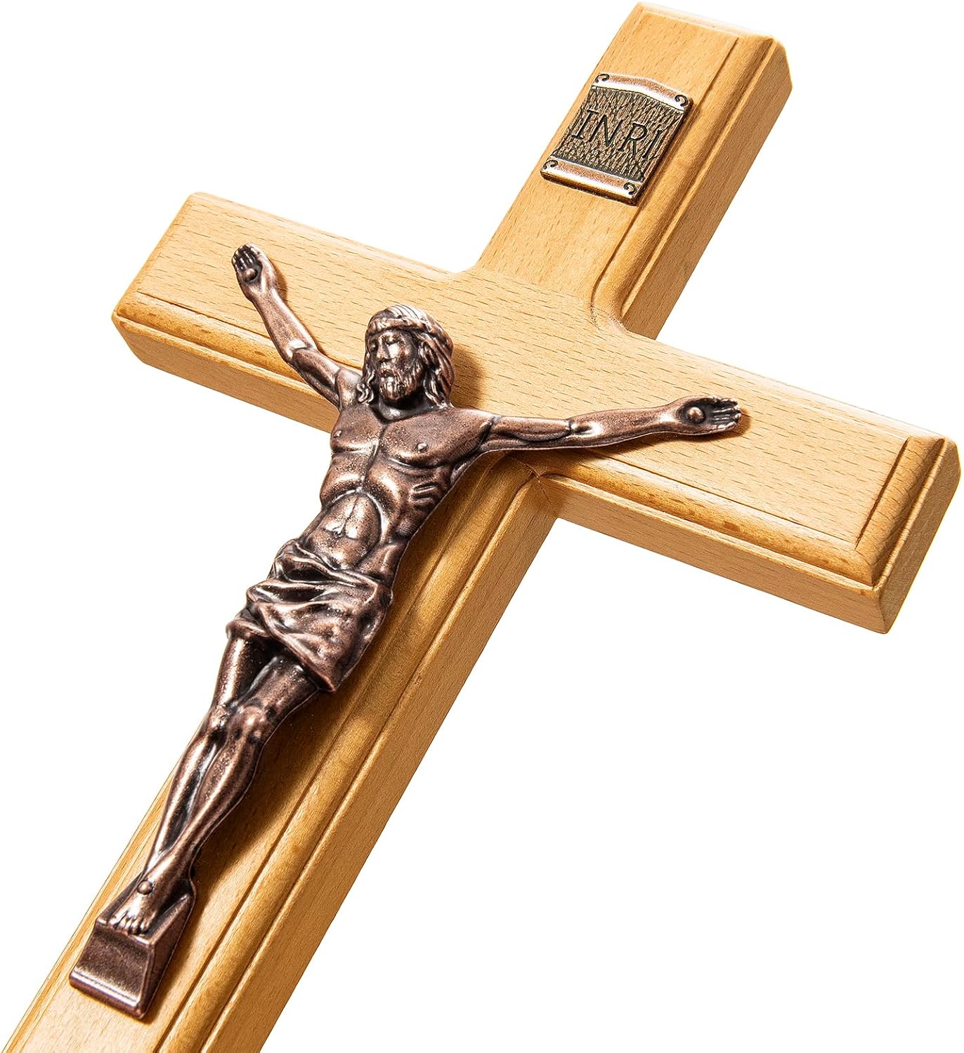 ACHIBANG 12 Inch Wooden Wall Cross for Home