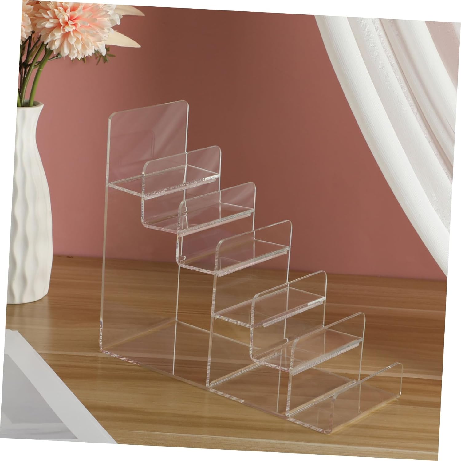 Cabilock 6-Tier Acrylic Display Stand for Purses and Accessories