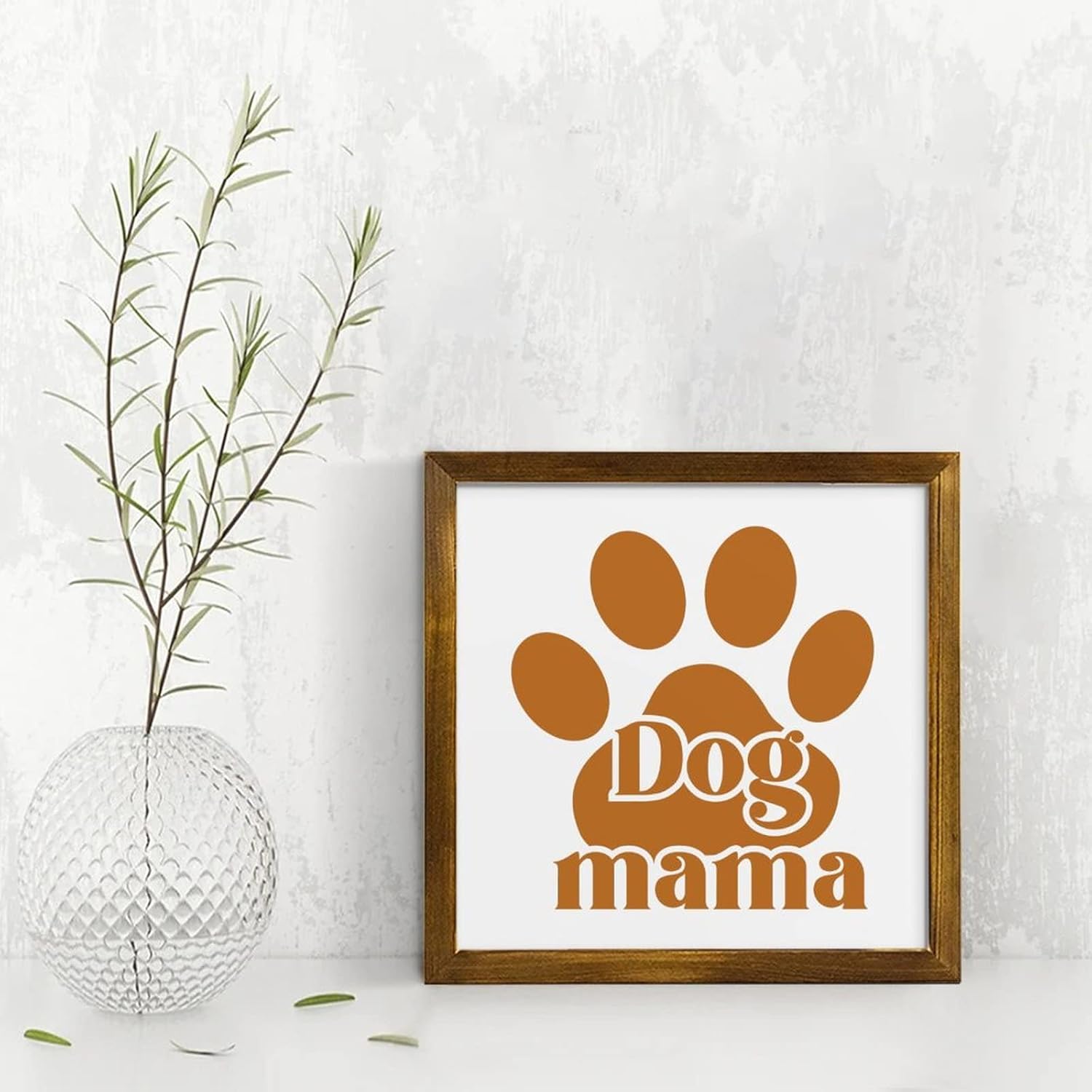 Mothers Day Wood Frame Sign 7x7 Inch