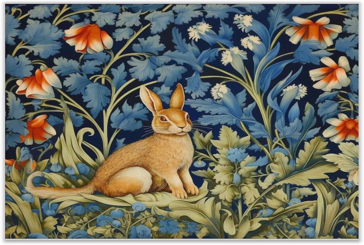 Rabbit Forest Hares Wood Wall Art Sign Home Decor