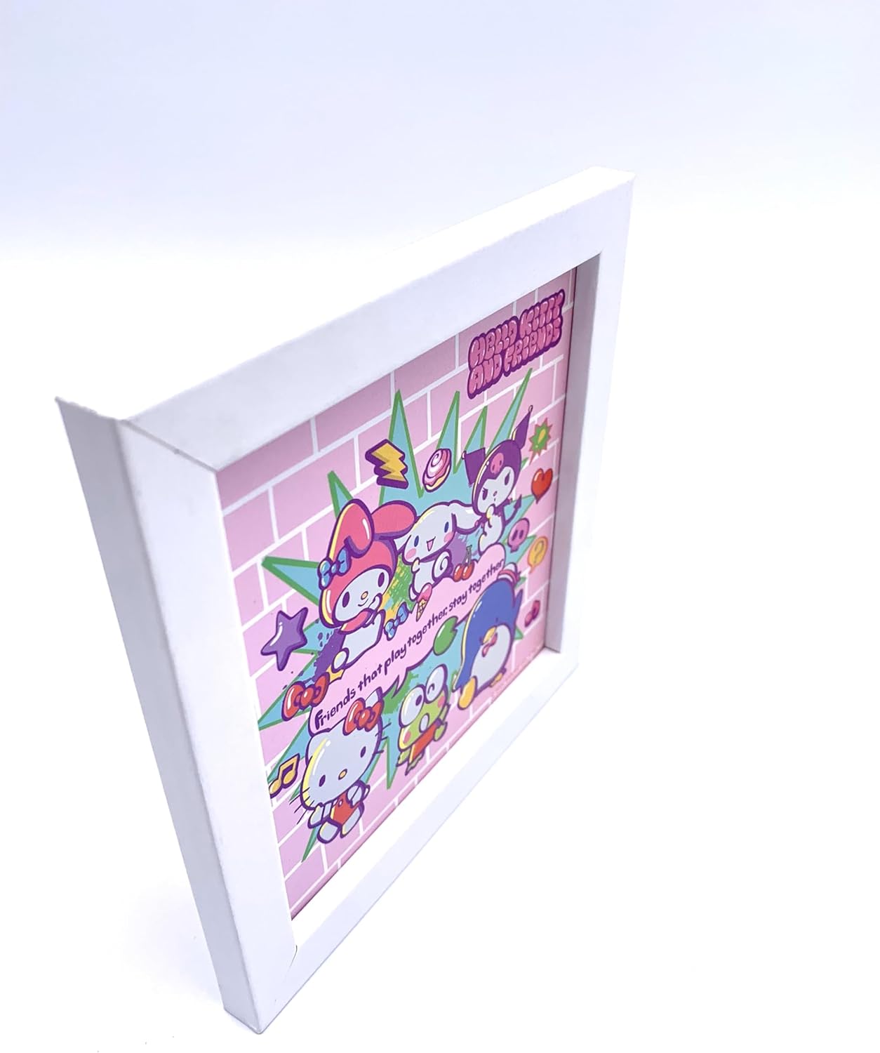 Silver Buffalo Hello Kitty Friends Wall Sign