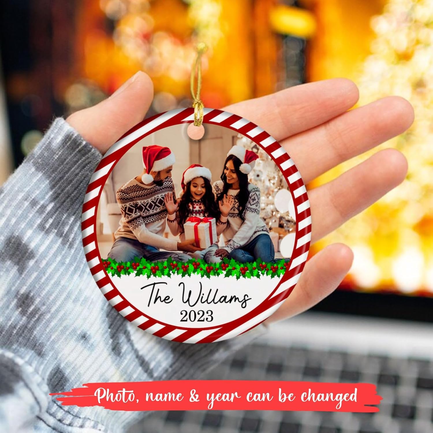Ziraci Custom Family Christmas Ornament 2025