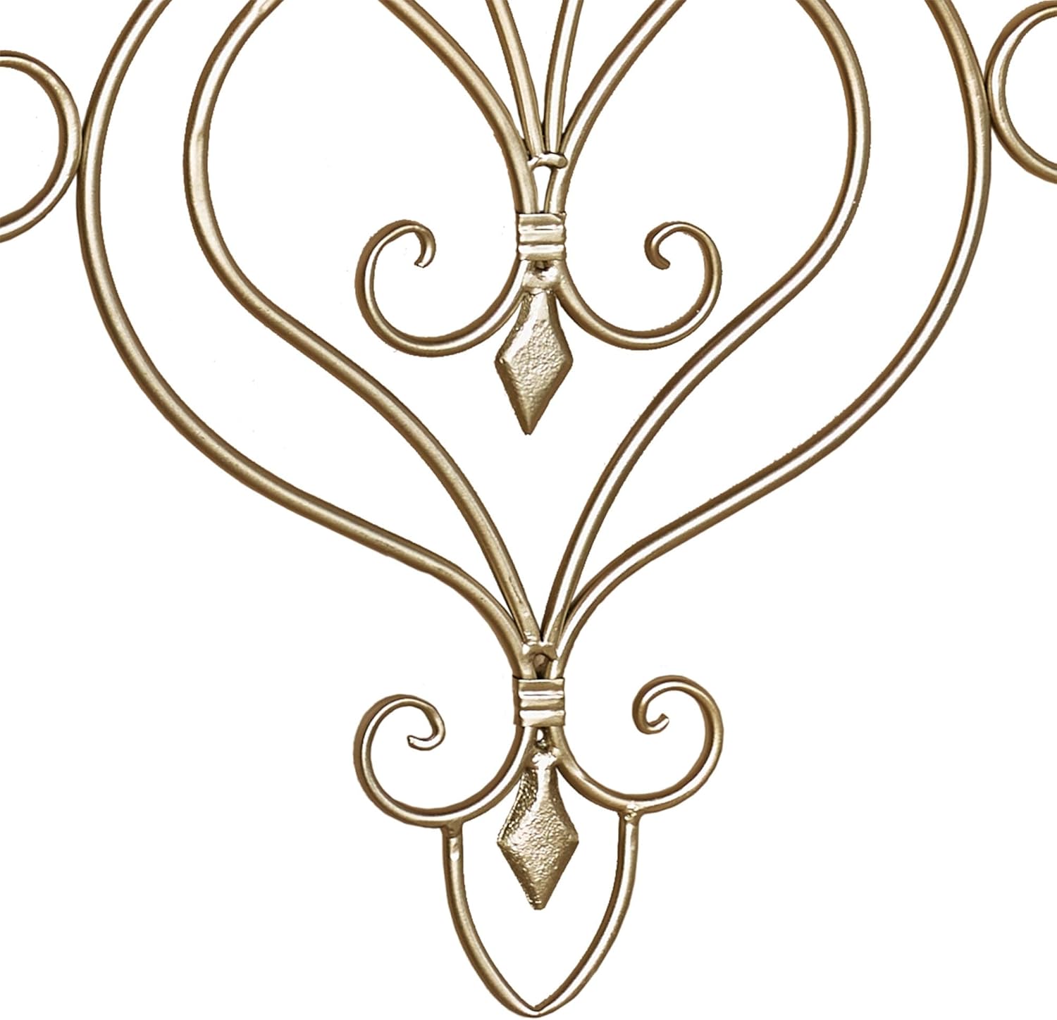 Touch of Class Nadia Elegant Scrolling Metal Wall Grille