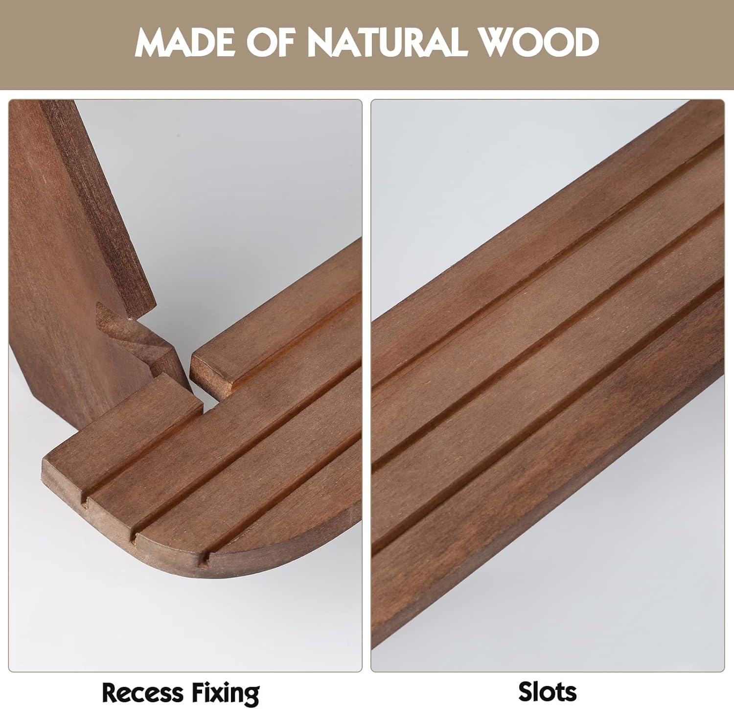Wooden 3 Tier Display Riser for Earrings Rings