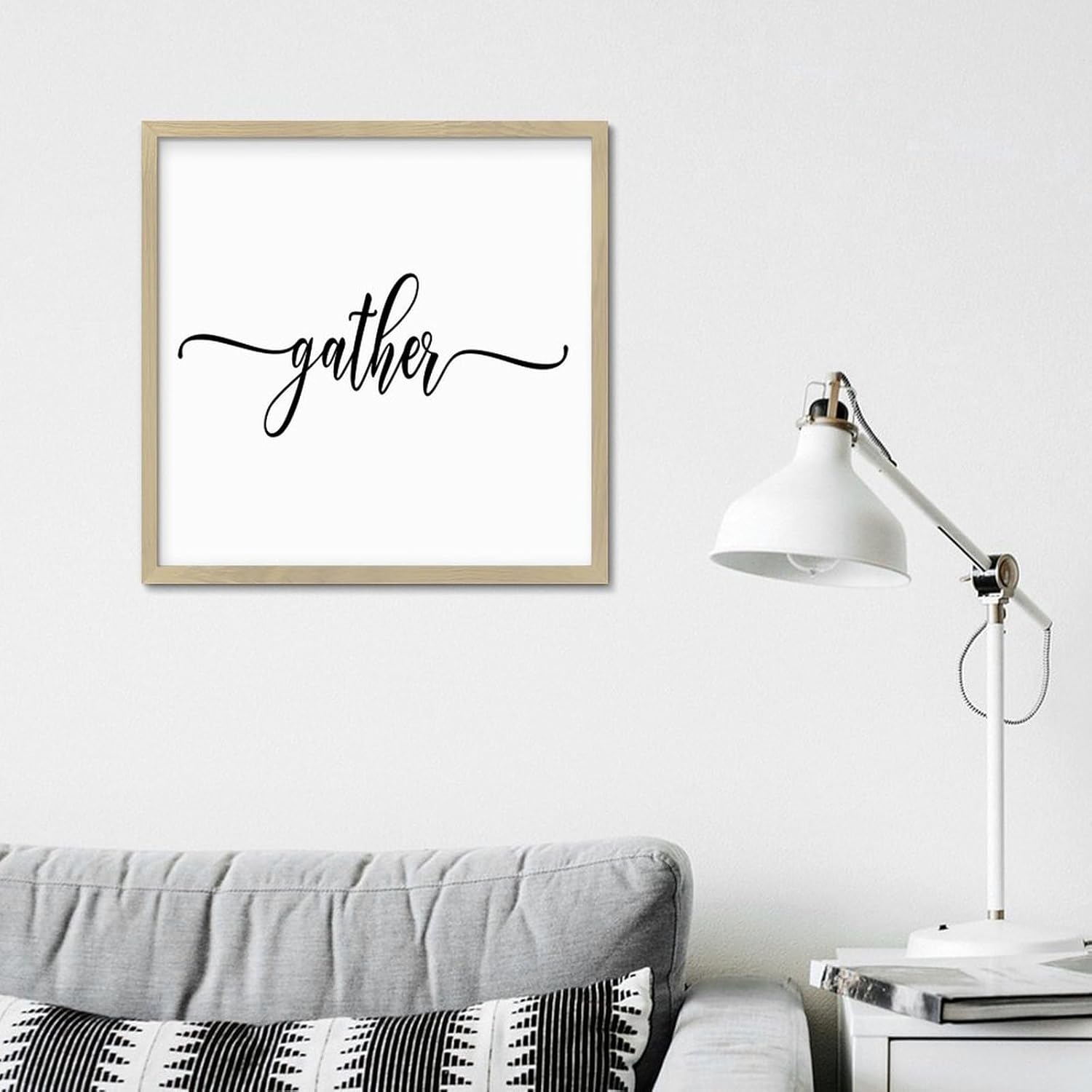 Personalized Framed Wooden Wall Art Sign 12x12in