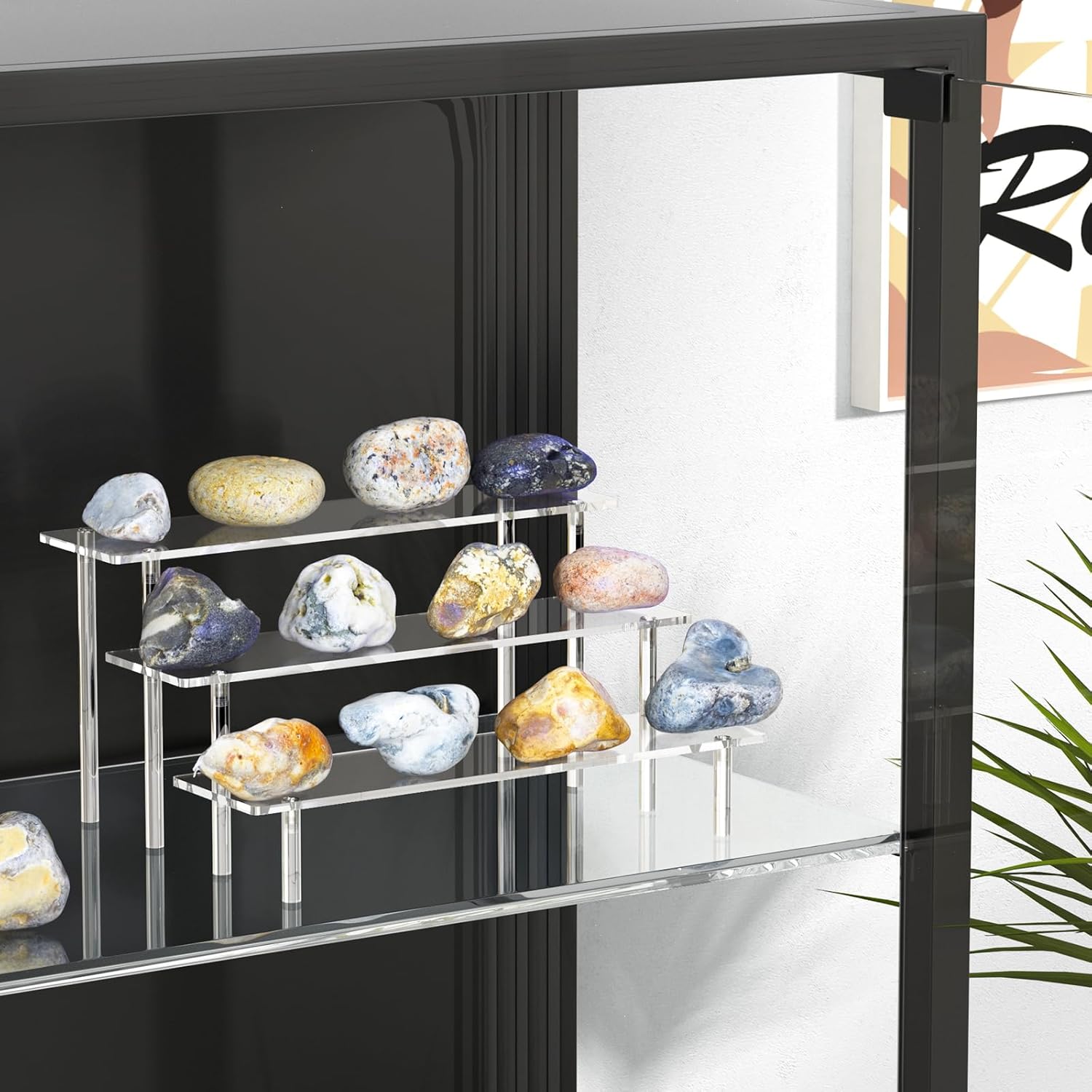 3 Tier Acrylic Display Risers for Home Dcor