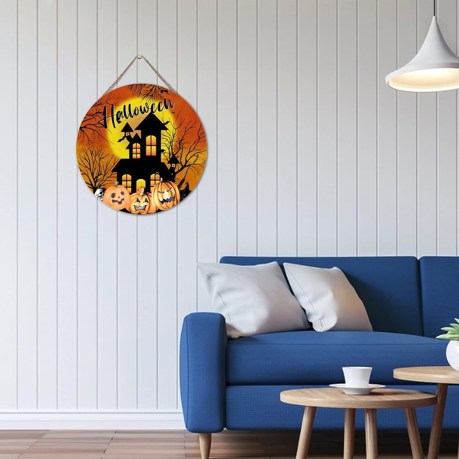 Wodevor Medieval Forest Castle of Terror Halloween Wall Sign