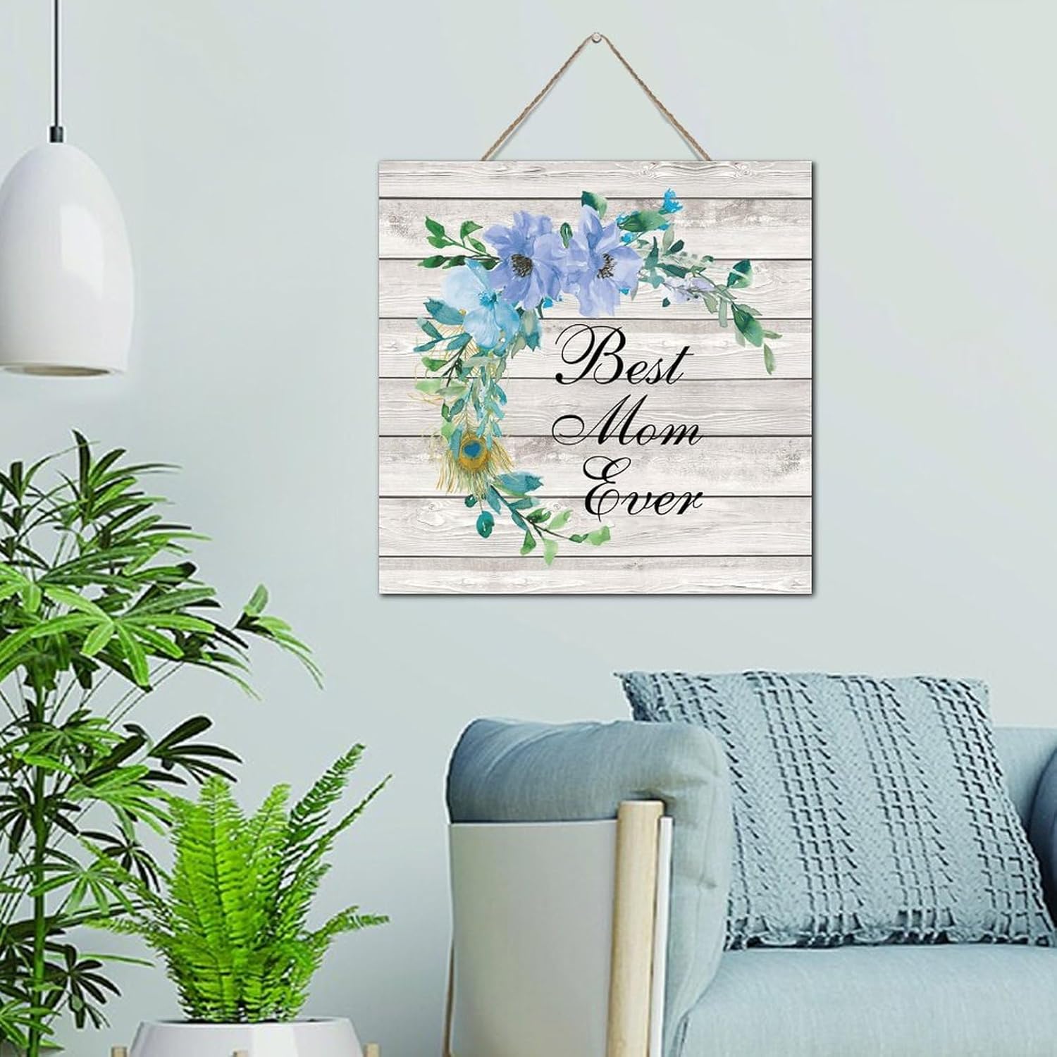Best Mom Ever 12x12 Inch Wood Wall Sign