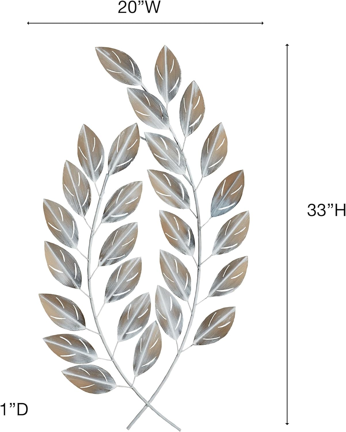 Touch of Class Leaf Simplicity Wall Art Sculpture