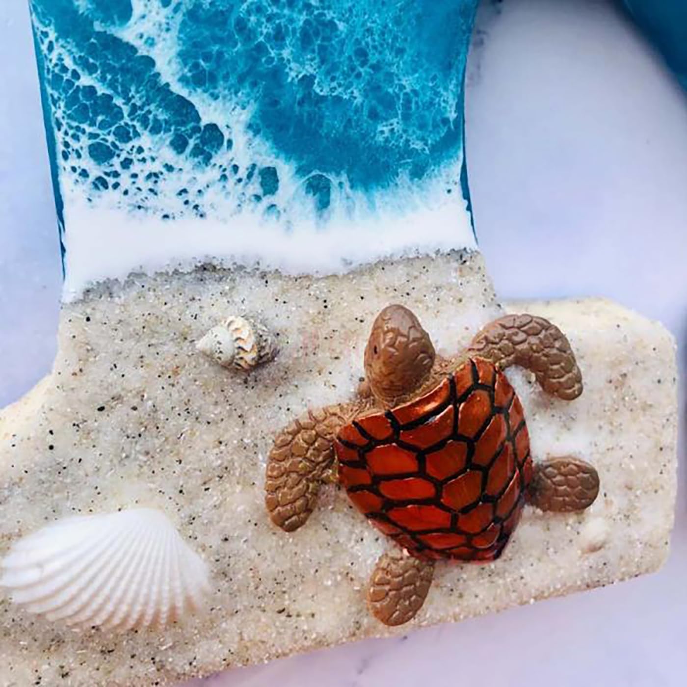 Personalized Sea Turtle Resin Letters Wall Decor