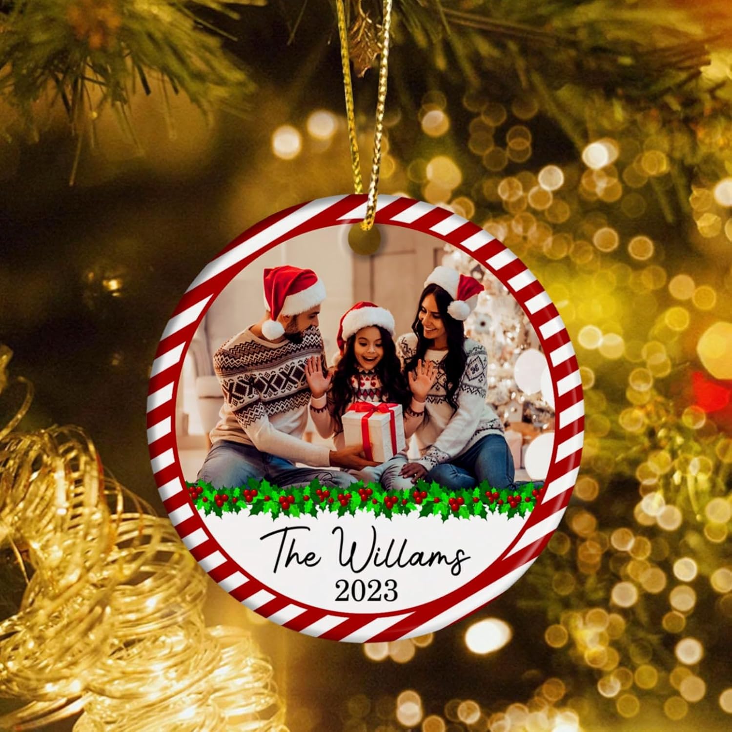 Ziraci Custom Family Christmas Ornament 2025