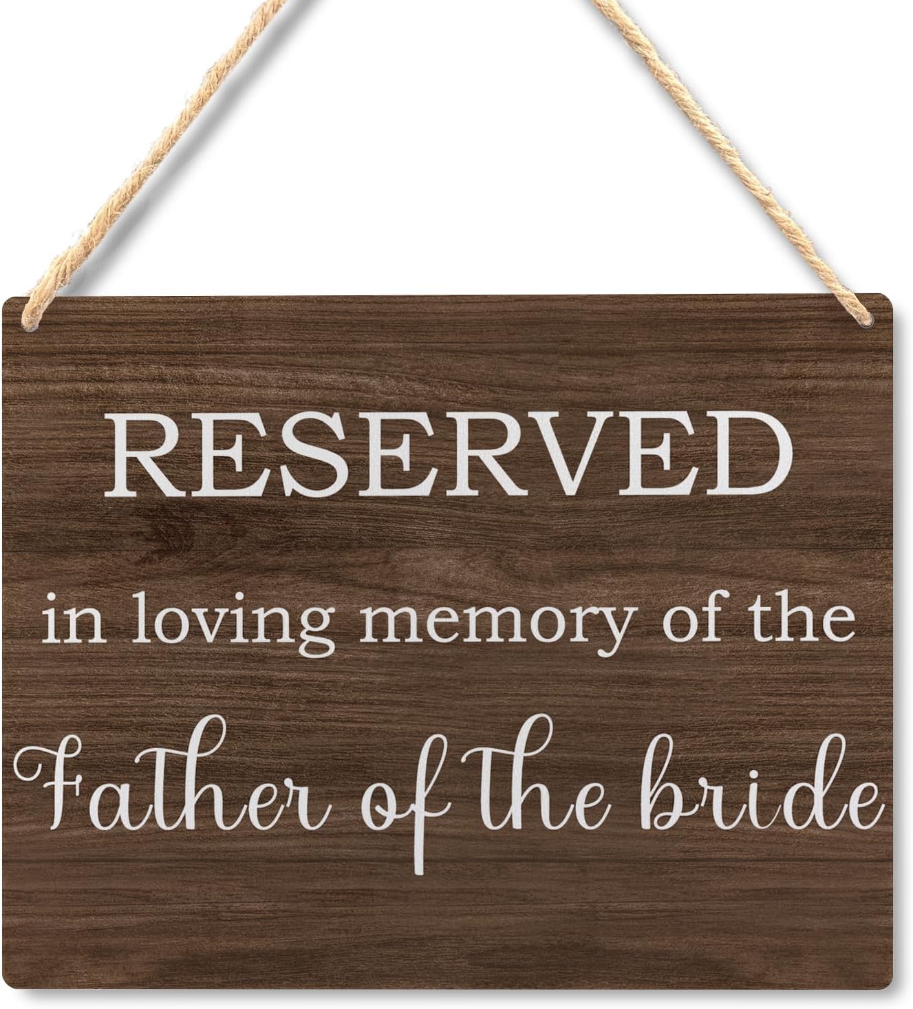 Ryeolo Wedding Memorial Sign for Father of Bride