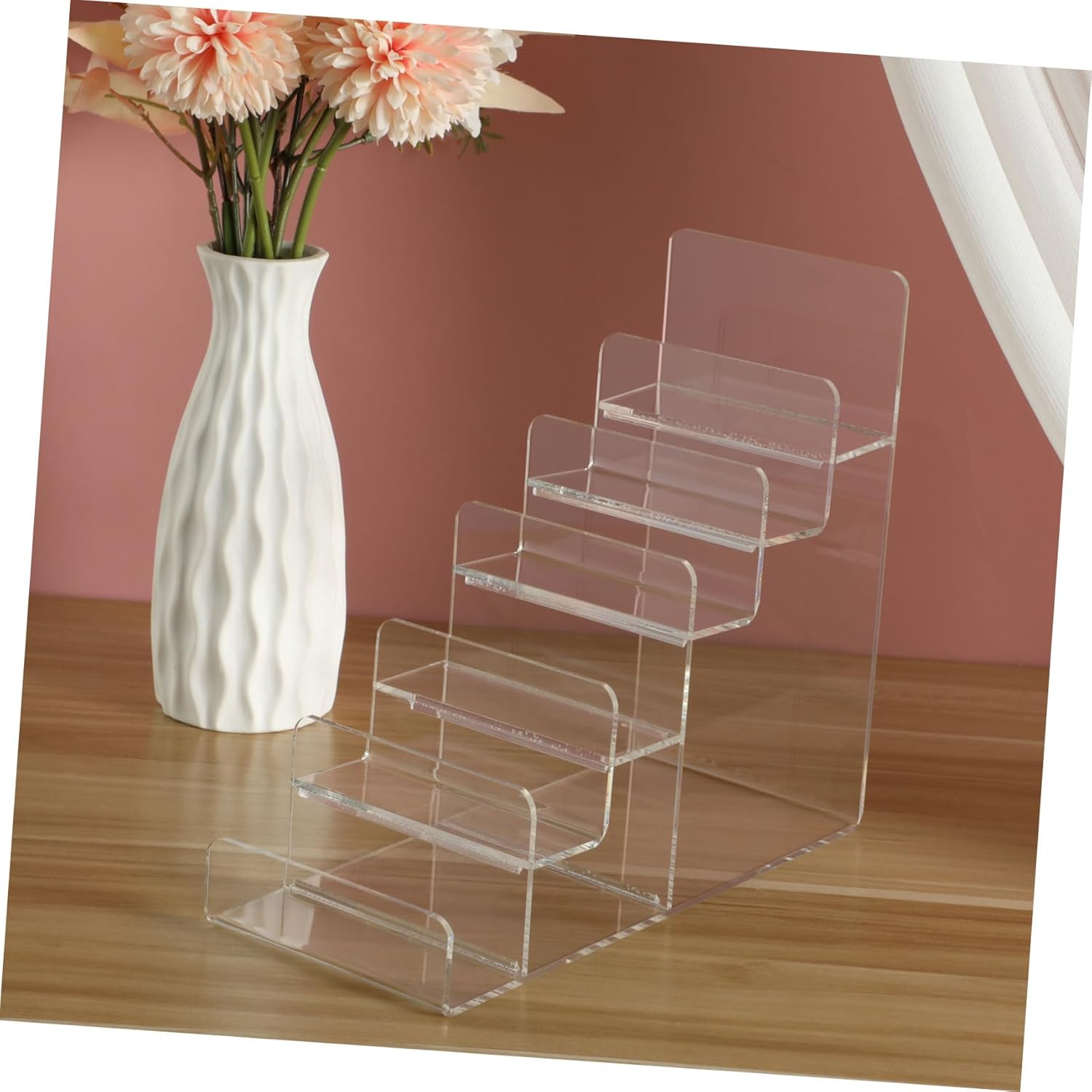 Cabilock 6-Tier Acrylic Display Stand for Purses and Accessories