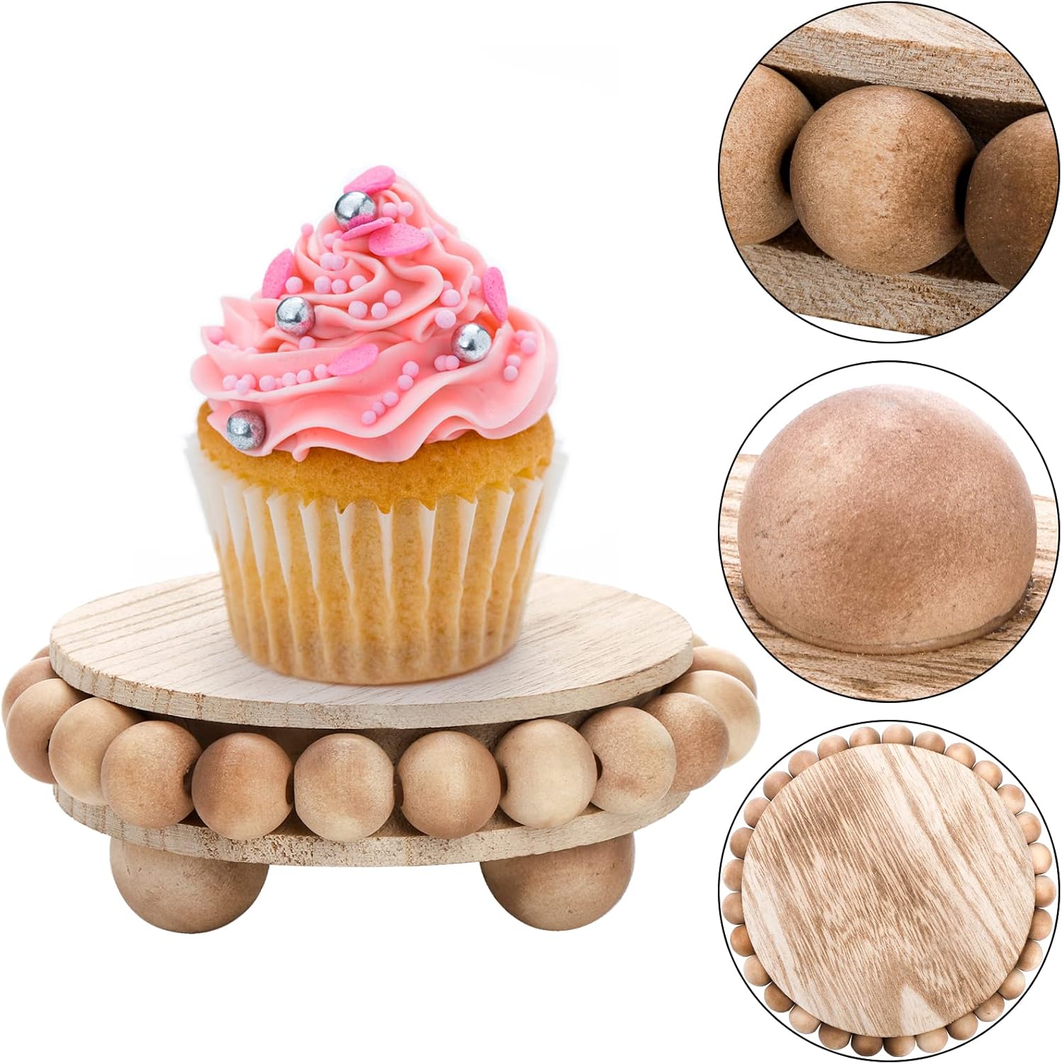Peohud 3 Wood Risers for Display 95 6 4 Inches