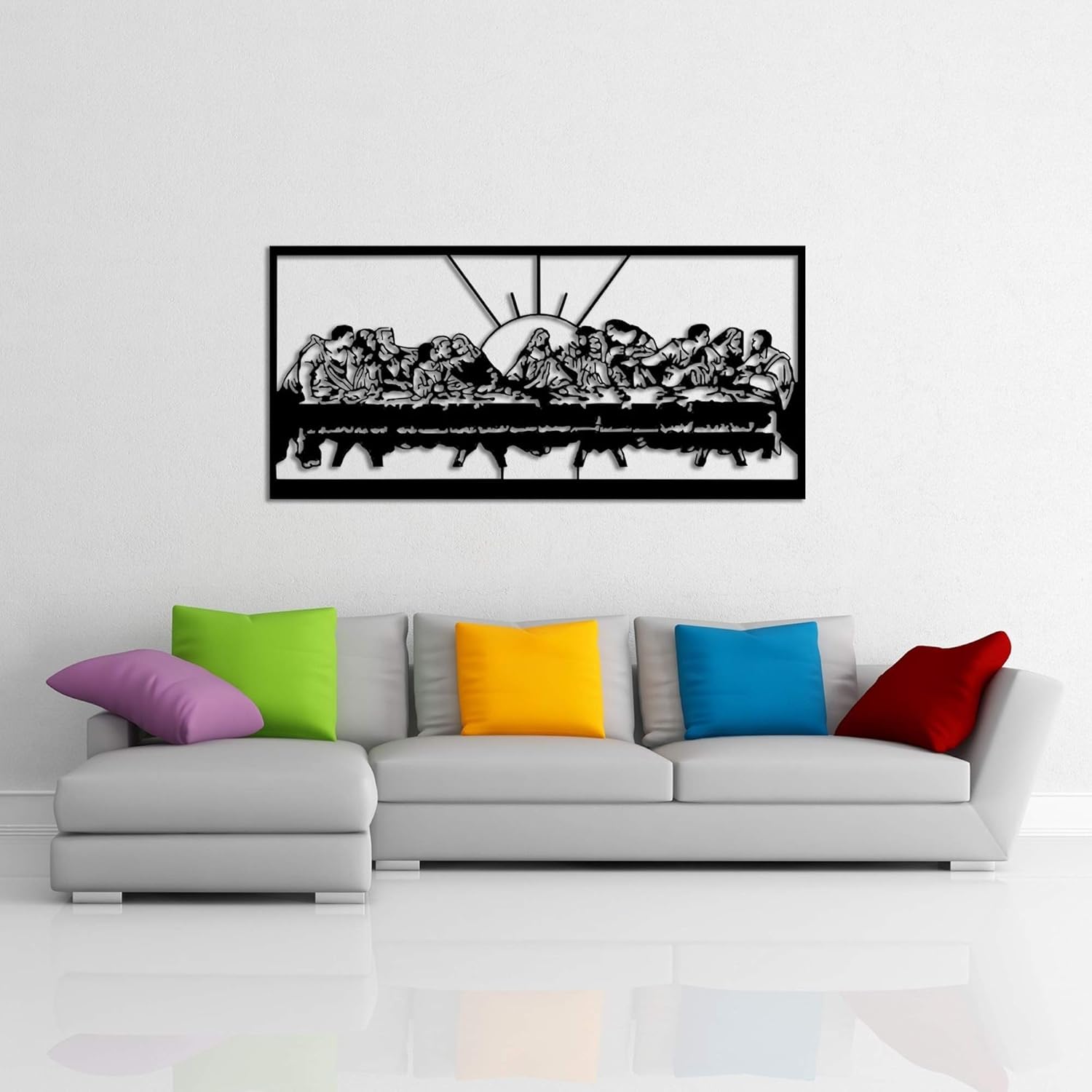 NORTH KAISER Last Supper Metal Wall Art