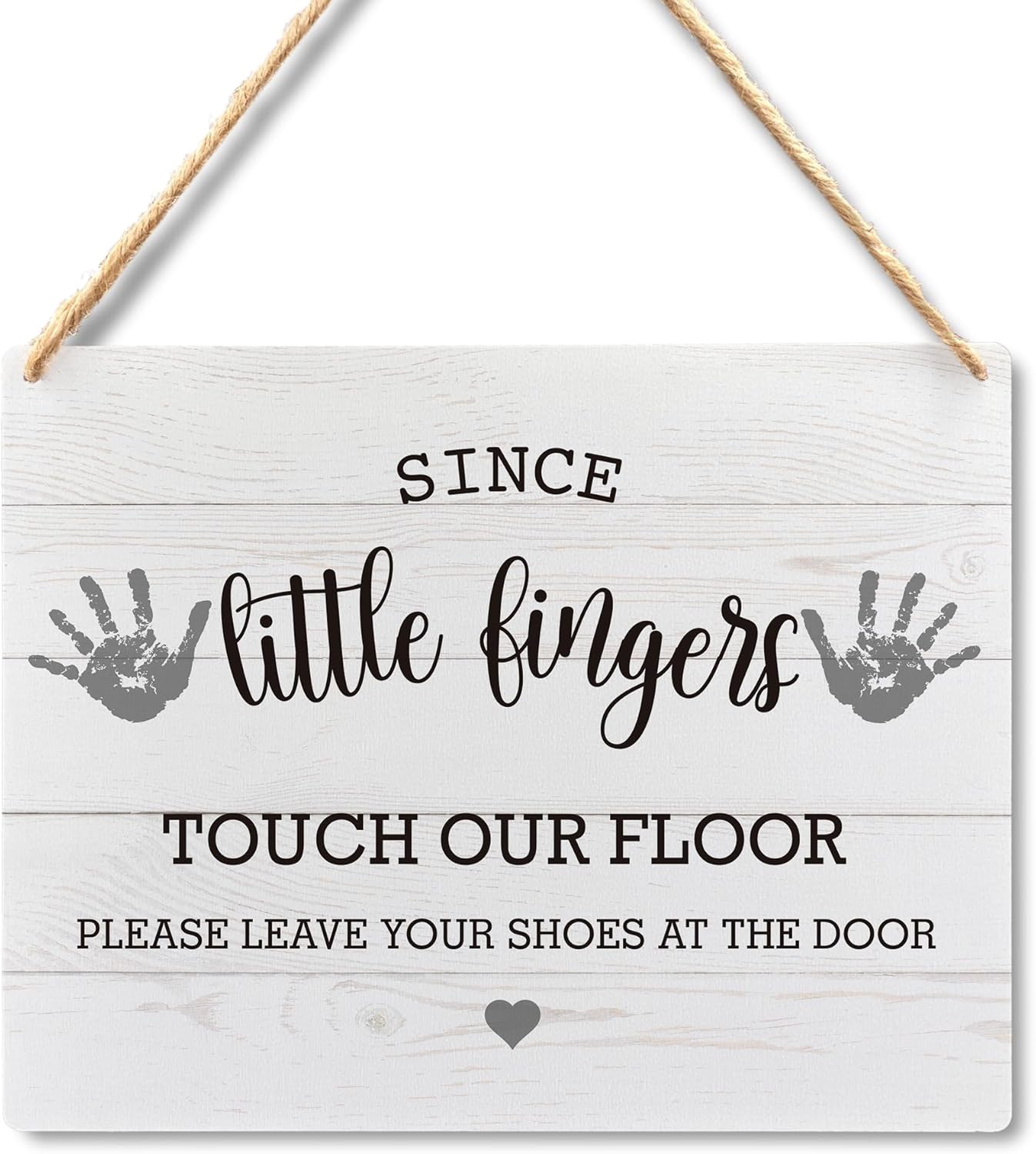 Wall Pediments Shoes Off Sign 8x10 Inches